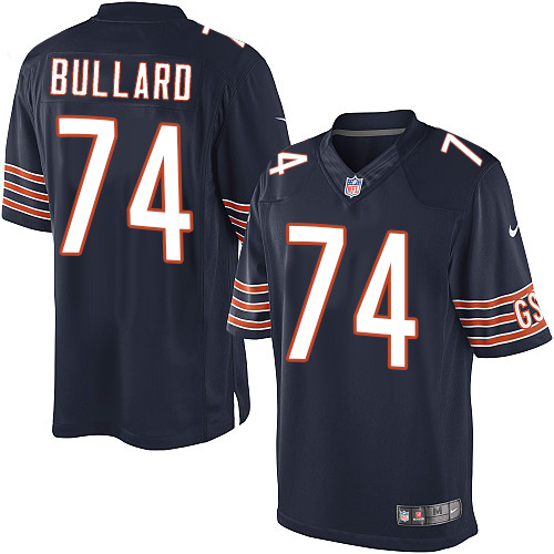 Youth Limited Jonathan Bullard Nike Jersey Navy Blue Home - #74 NFL Chicago Bears